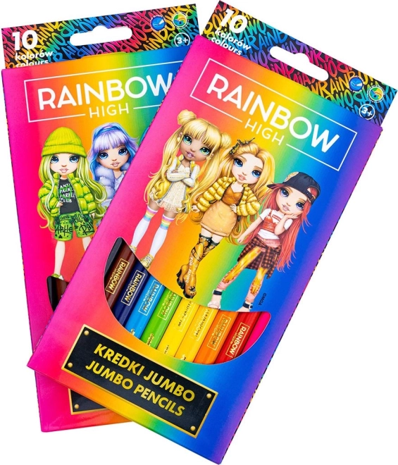 Lápices de colores JUMBO ASTRA Rainbow High 10 uds