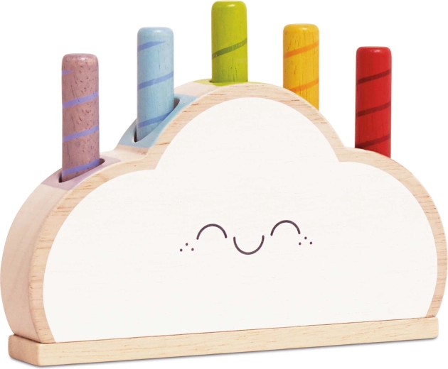 Le Toy Van nube arcoíris de madera – primer juego para niños