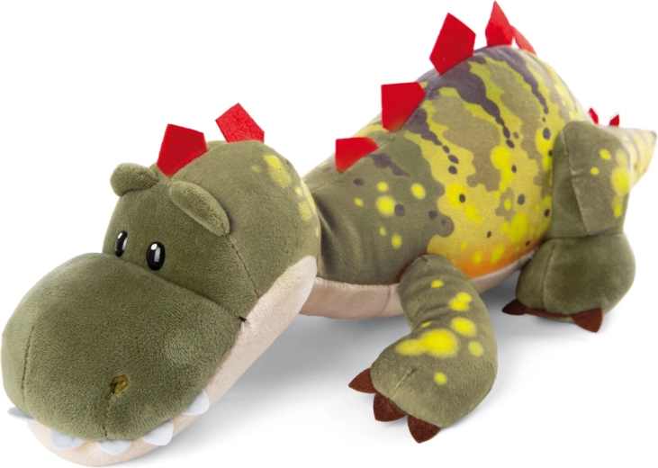 Dinosaurio de peluche NICI Fossily tumbado 45 cm Green