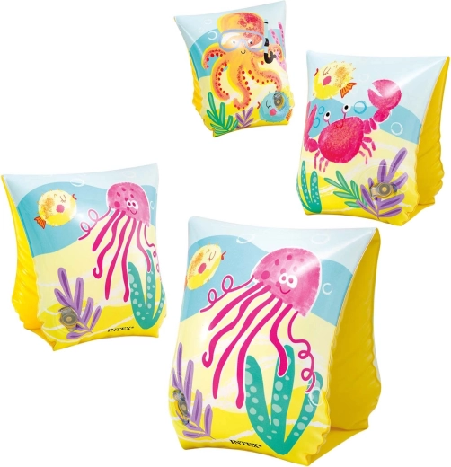 Manguitos inflables para natación con motivos marinos 23 × 15 cm INTEX