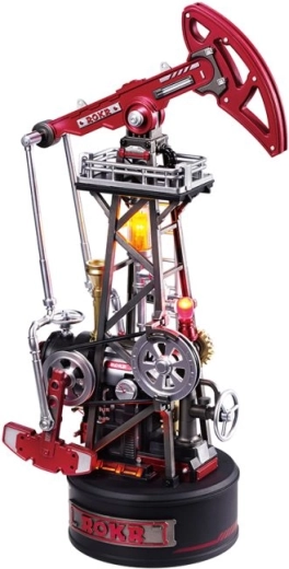 Rompecabezas mecánico 3D de bomba de petróleo ROKR Industrial City