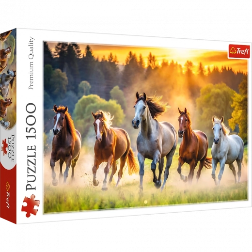 Puzzle de 1500 piezas – Caballos salvajes TREFL