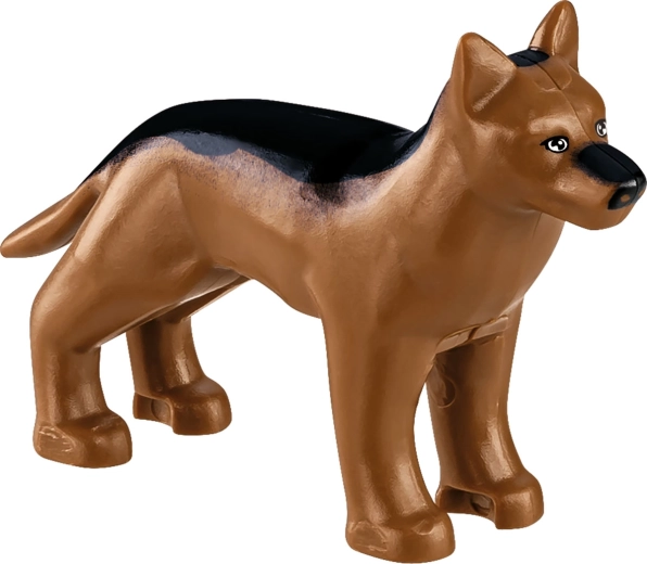 2 figuras y un perro para juego creativo