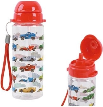 Botella de Tritan para beber sin BPA ni BPS Vehículos 400 ml