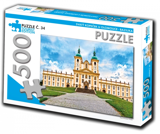 Puzzle Tourist Edition Svatý kopeček u Olomouce – basílica 500 piezas
