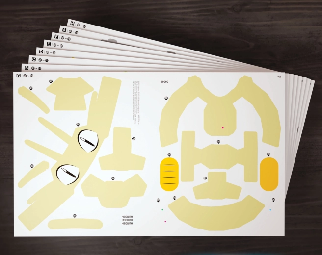 137 piezas para un montaje creativo