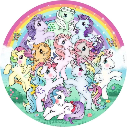 Puzzle redondo Ravensburger My Little Pony de 500 piezas