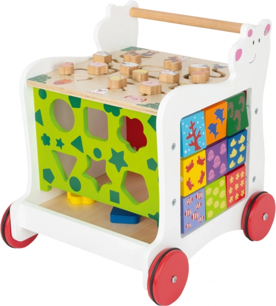 Small Foot andador de madera oso polar