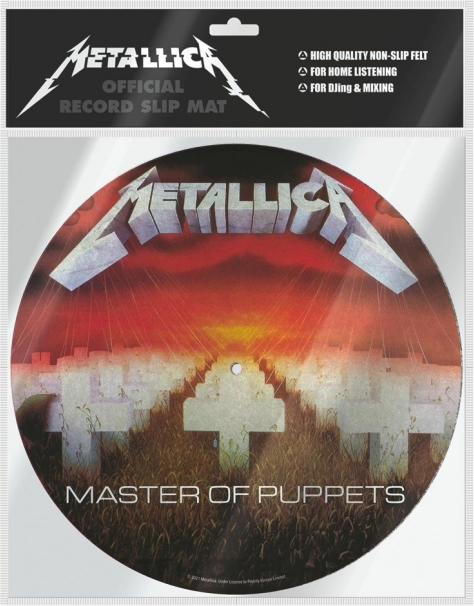 Alfombrilla para tocadiscos con motivo Metallica - Master of Puppets