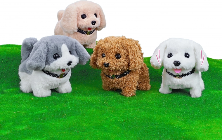 Perrito interactivo que camina 18 cm a pilas