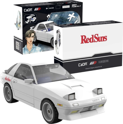 CaDA Mazda RX-7 FD3S Initial D kit de coche 1:35