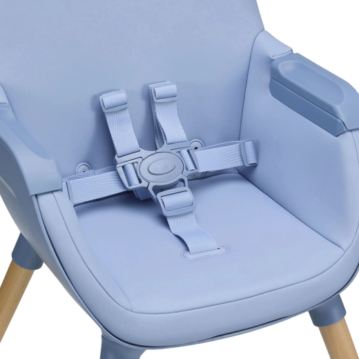 Asiento seguro gracias al arnés de 5 puntos