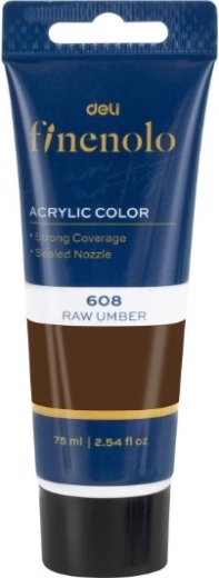Pintura acrílica 75 ml marrón