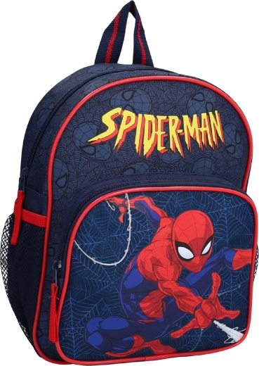 Mochila infantil Spider-Man Web Hero azul oscuro 29 cm