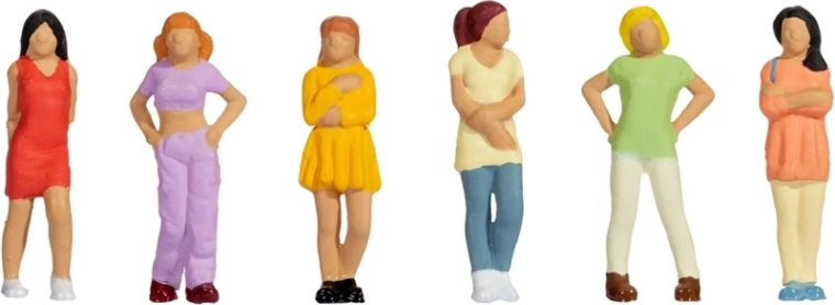 Set de figuras Noch: chicas H0 (6 uds.)