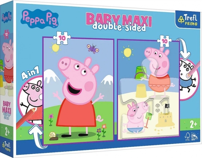Puzzle Baby MAXI 2x10 Peppa Pig Día divertido