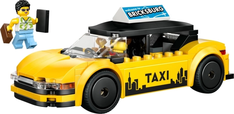 Diseño auténtico de taxi urbano