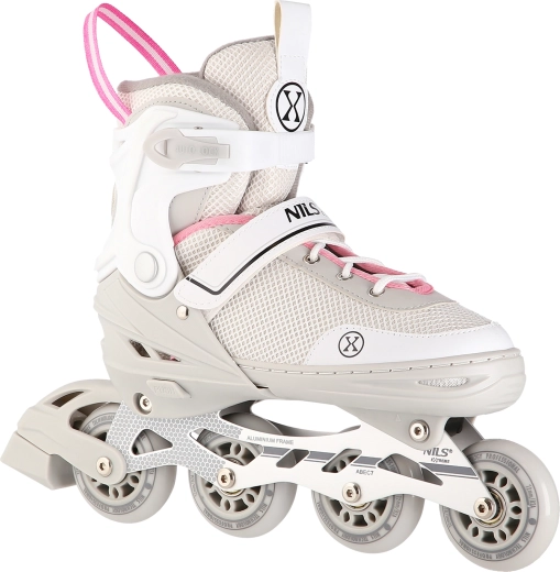 Patines 2 en 1 NILS Extreme NH18188A gris‑rosa – S(29-33)