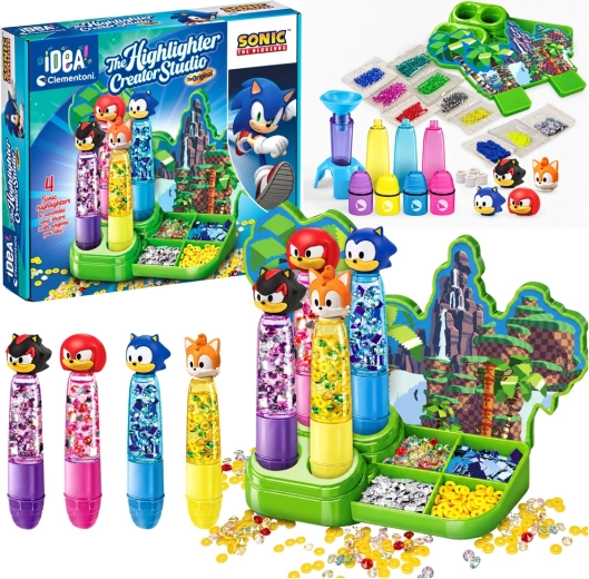 Kit creativo para fabricar subrayadores Sonic