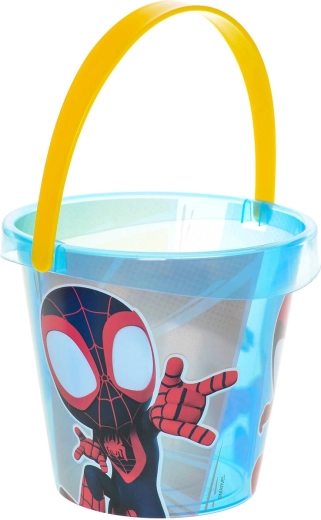 Cubo transparente con motivo de Spider-Man
