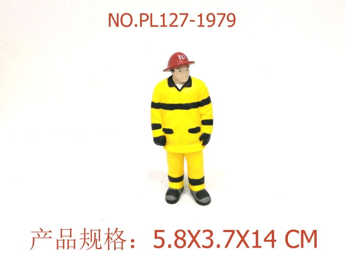 Figura de bombero de 14 cm