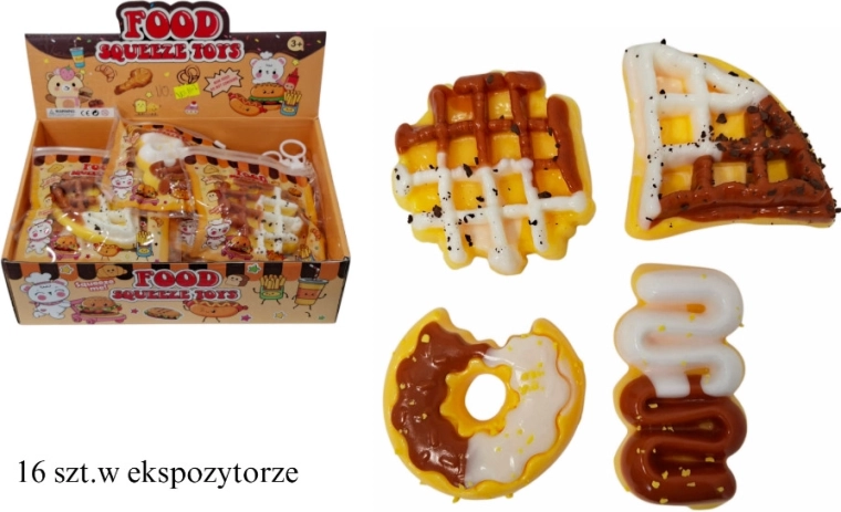 Galleta antiestrés surtida con colgante - 1 unidad
