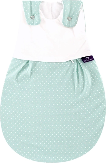 Träumeland saco de dormir exterior Liebmich Pünktchen mint 80/86