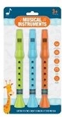 Set de tres flautas infantiles de animales