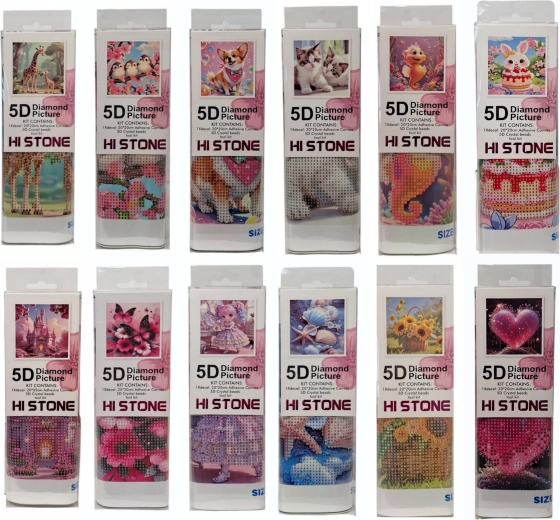 Mosaico de diamantes 5D set creativo 20 × 20 cm - 1 pieza