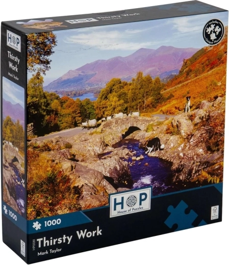 House of Puzzles Refresco junto al arroyo – puzzle de 1000 piezas