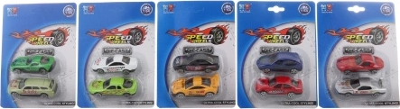 Coches metálicos 2 uds
