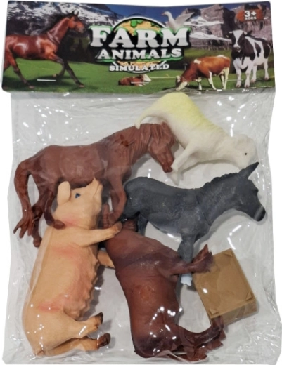 Set de figuras de animales de granja