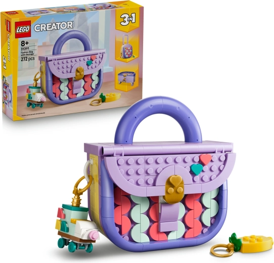Bolso de moda LEGO Creator con espacio de almacenamiento