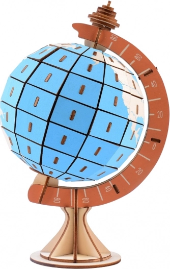 Puzzle 3D de madera globo terráqueo WOODCRAFT