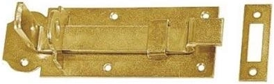 Pasador con cierre tipo Z 120 × 45 × 5 mm, zinc amarillo galvanizado