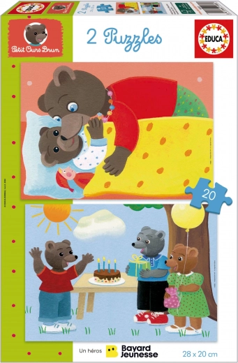 EDUCA Puzzle Osito 2x20 piezas