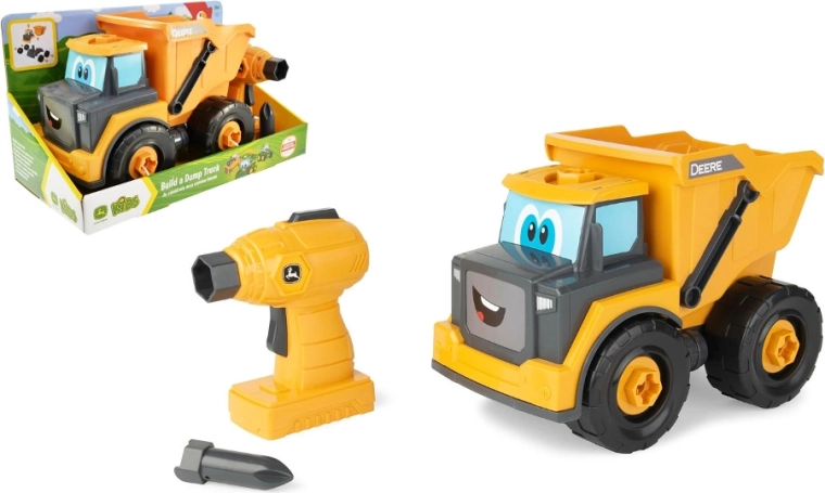 Tomy JOHN DEERE camión volquete de construcción con taladro Build-A-Buddy