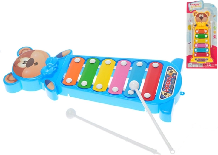 Xilófono osito 28 cm – juguete musical para niños