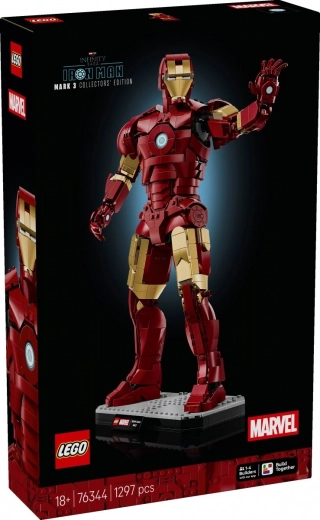 Set de construcción Marvel Iron Man Mark 3 – edición de coleccionista