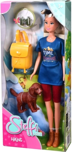 Muñeca Steffi excursionista con perro