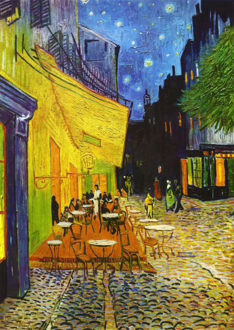 Puzle Vincent van Gogh: Terraza de café por la noche 1000 piezas