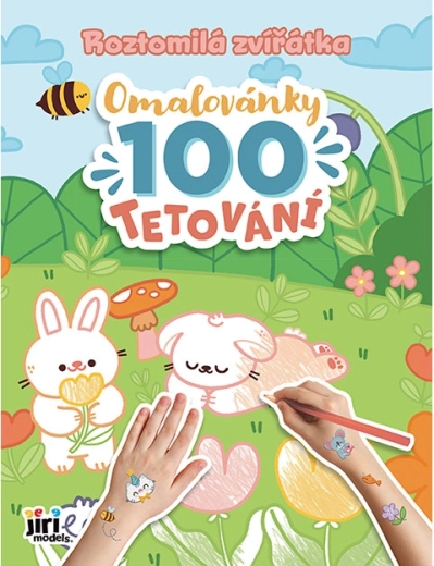 Libro para colorear y 100 tatuajes de animalitos adorables