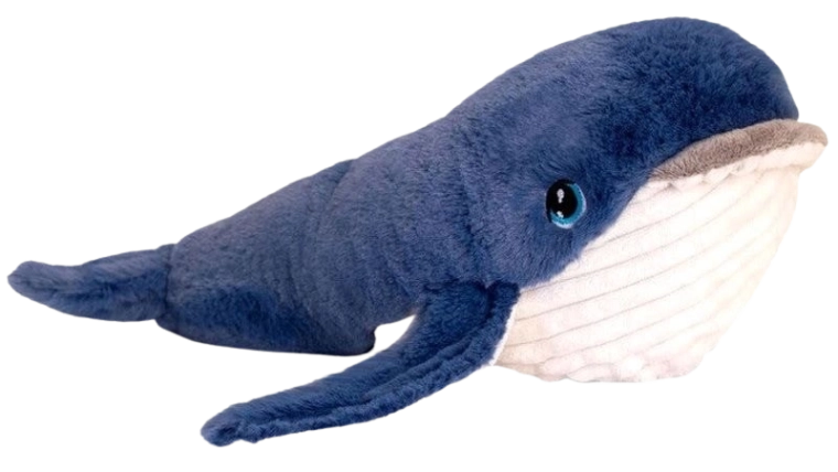 Ballena de peluche Keeleco 25 cm