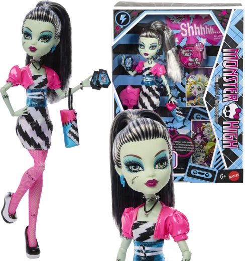 Muñeca coleccionable Monster High Frankie Stein Dawn of the Dance Creeproduction de 27 cm con accesorios