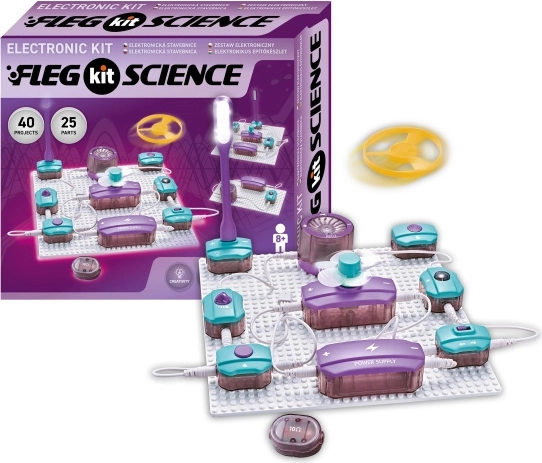 Kit de construcción electrónica Fleg Science