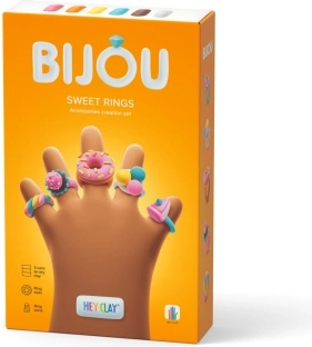 Hey Clay Bijou – anillos adorables, kit creativo de modelado