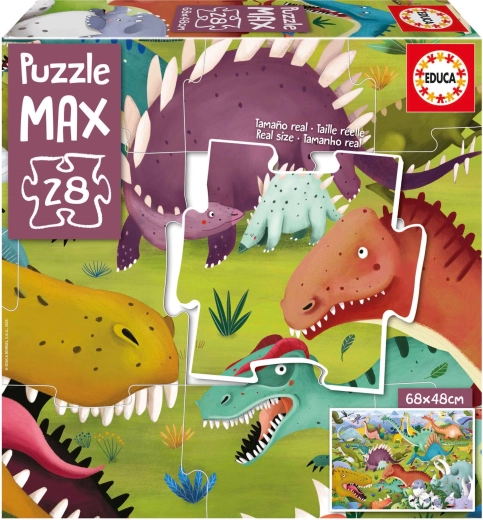 Puzzle Educa dinosaurios 28 piezas