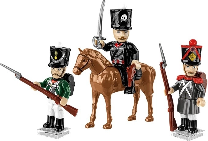 Accesorios, armas y peanas para jugar y exhibir