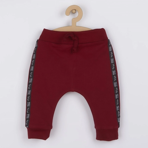 Pantalones de chándal para bebé Nicol Races burdeos