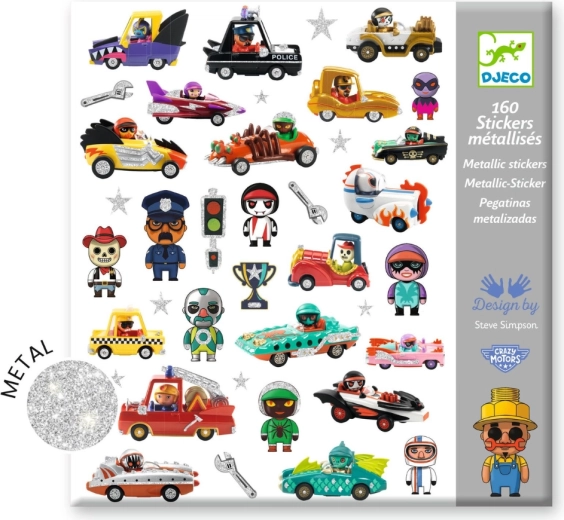 Pegatinas Crazy Motors DJECO